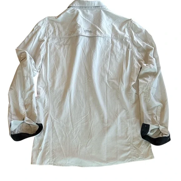 Kuhl Men's Nylon lightweight long sleeves breathable Hiking Fishing Shirt Medium - Picture 3 of 5